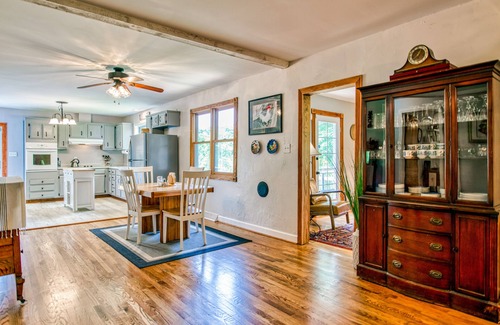 Alexander Casa | Charming home with fireplace, central AC, washer/dryer, & fast WiFi