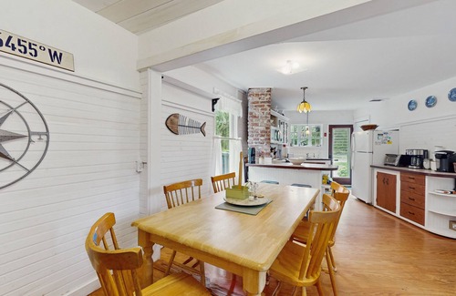 East Chop Casa | Charming home with walkable beach, large yard, deck, fire pit, and A/C