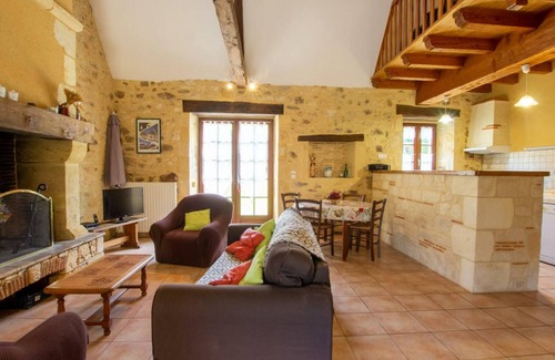 Saint-Avit-Riviere Cabaña | Casa rural con jacuzzi, chimenea y jardín cerca de Monpazier