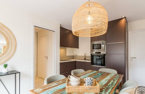 Portbail Cabaña | Casa independiente acogedora con todas las comodidades, cerca de una playa de arena y actividades náuticas.