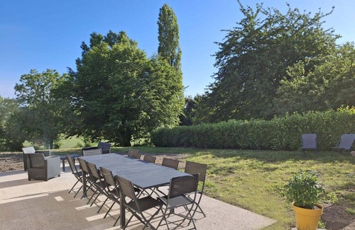 La Mesniere Cabaña | Casa encantadora con futbolín y jardín en el corazón del Perche