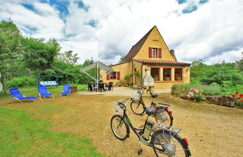 Proissans Cabaña | Casa rural con terraza, cerca de Sarlat, bicicletas eléctricas y entorno natural