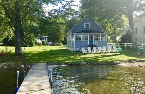 East Andover Casa | Encantadora cabaña frente al lago en el lago Highland
