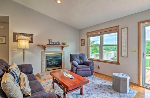 Mills River Casa | Charming Mills River Home with Porch and Yard!