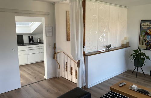 Klein-Umstadt Apartamento | Charming modern, bright vacation apartment / 100 sqm in Groß Umstadt on the edge of a field