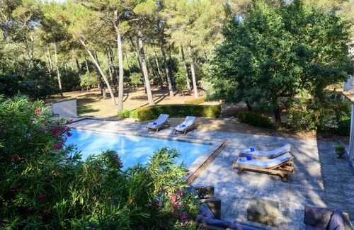 Barbentane Casa | Casa-Le Clos de Bagalance-Familiar-Vista al campo-Baño en la habitacion