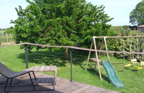 Houssay Cabaña | Encantadora casa rural con chimenea, jardín y juegos infantiles entre Vendôme y Lavardin