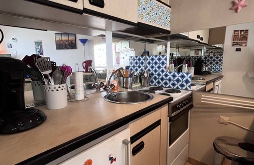 Le Grand Large Apartamento | Charming studio 20 m from the beach, terrace and lift- 2BEAZUR99