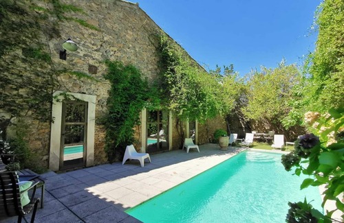 Pouzols-Minervois Casa | Casa de piedra con encanto, piscina, jardín, 8 personas, totalmente equipada