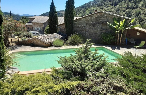 Chambonas Casa | Charming stone house with shared pool, Chambonas