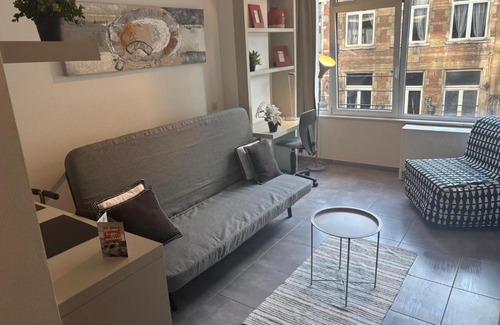 Ilot Sacre Apartamento | Charming Studio in Central Brussels - Walk Everywhere!