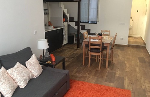 El Viso Apartamento | Encantador estudio con dormitorio tipo loft en alquiler en El Viso