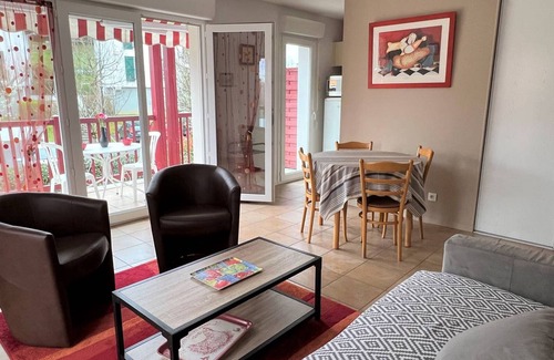 Cambo-les-Bains Apartamento | Piso acogedor en Cambo-les-Bains, 3 personas, WiFi, parking, no mascotas, fumadores en la terraza