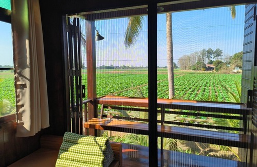 Sukhothai Casa | Charming Thai-style villa in lush greenery 10 mins from bus station near city.