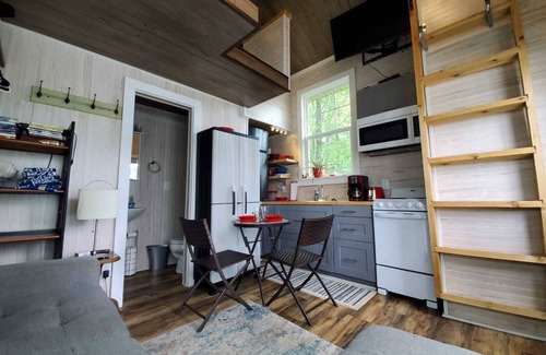 Rumsey Cabina | Charming Treehouse with Lake View and Access