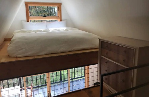 Williamsville Chalet De Esquí | Charming Vermont A-Frame: Cozy Cabin in the Woods
