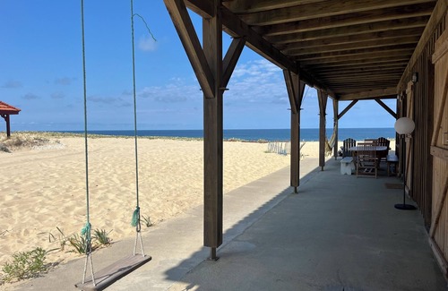 Saint-Girons Plage Villa | Encantadora villa, ubicación excepcional en la duna con vistas al océano.