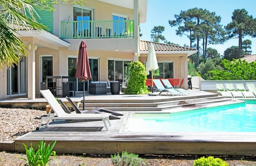 Le Canon Villa | Encantadora villa Bassin-Océan - 8-10 p - Piscina climatizada a 28 ° C - Chimenea