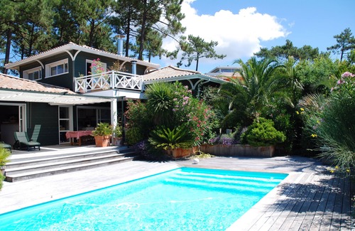 Le Canon Casa | Casa con piscina climatizada entre la piscina y el océano en Cap Ferret