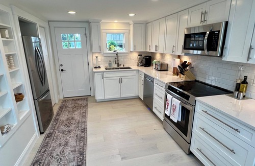Snug Harbor Casa | Charming Waterfront Island Bungalow with DOCK in Narragansett!