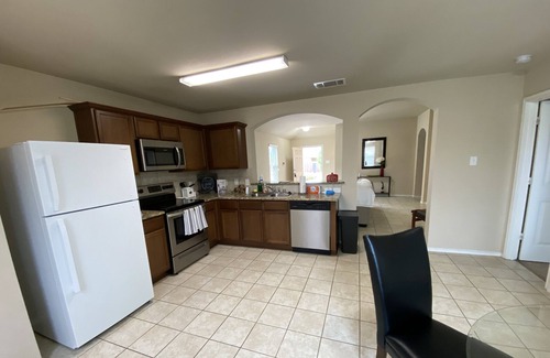 Princeton Casa | Cheerful 4 bedroom home with big living, kitchen, near major DFW cities.