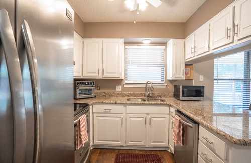 Crowley Casa | Cheerful House w/ Big Fenced Yard, Private Pool, Covered Patio& Quiet Location