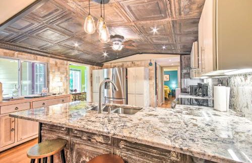 South Carolina Lakes & Blackwater Rivers Casa | Cheery Swansea Home on Calmont Pond with Dock!