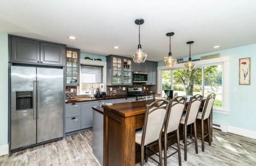 Lyndon Township Casa | Chelsea Lake House, Game Room, & Pontoon-rental