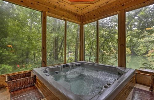 Blue Ridge Casa | Cherry Lake Lodge with Hot Tub, Fire Pit and Game Room