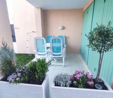 Les Restanques Apartamento | Chez Adriana Appartement Cosy avec Jardin, proche plage