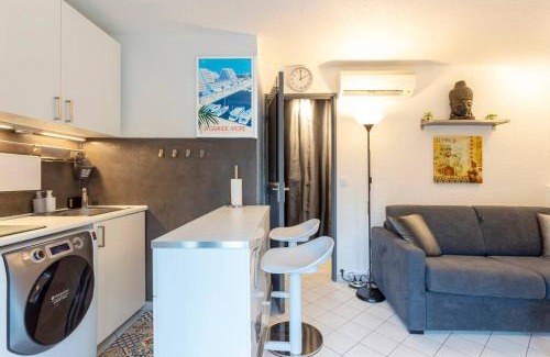 La Grande-Motte Apartamento | Chez Claude & Isabelle - Joli studio cabine climatisé avec parking et piscine