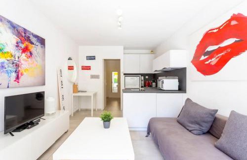 La Petite Motte Apartamento | Chez Erika - Magnifique T2 climatisé avec parking privé à quelques mètres des plages
