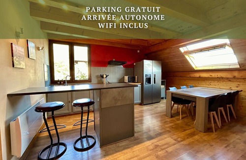 Saint-Pierre-d'Albigny Apartamento | Chez fred 201 - parking wifi- clg savoie