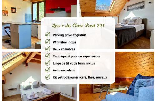 Saint-Pierre-d'Albigny Apartamento | Chez Fred 201 - Parking Wifi - CLG Savoie