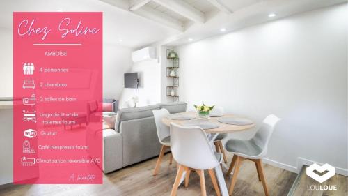Amboise Apartamento | Chez Soline - Le Duplex climatisé