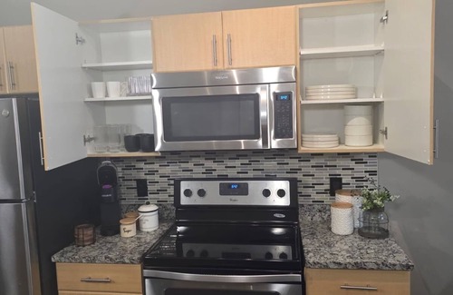 Legacy Park Apartamento | Chic 1-bedroom corporate apartment in lovely Plano with fitness room, AC