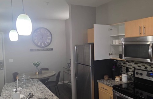 Legacy Park Apartamento | Chic 1-bedroom corporate apartment in lovely Plano with fitness room, AC