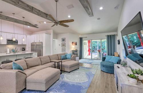 Cocoa Beach Casa | Chic Cocoa Beach Oasis with Pool - Steps to Shore!