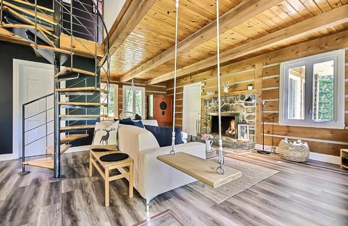 Sainte-Ann-des-Lacs Chalet De Esquí | Chic Cosy & Spa