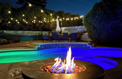 Phoenix Casa | Chic Getaway: Sparkling Pool, Outdoor Oasis, Game Room Fun, & Abundant Amenities