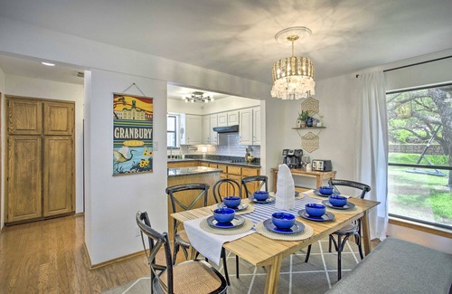 Granbury Casa | Chic Lakefront Granbury Getaway w/ Private Dock!