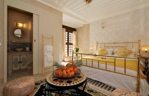 Mechouar-Kasbah Cama Y Desayuno | Chic Moroccan Riad with an indoor pool in the heart of Marrakech Medina, Morocco