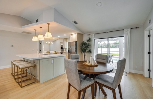 Palm River Estates Casa | Chic Naples Home w/ Pool & Hot Tub, 4 Mi to Beach!