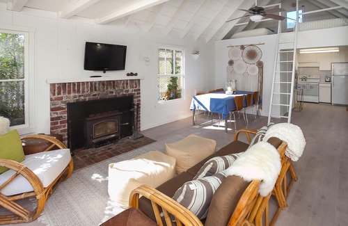 Stinson Beach Casa | Adorable cabaña frente al mar en la playa
