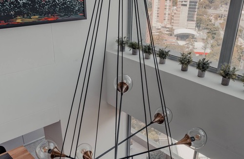 El Castillo Apartamento | Chic Poblado Penthouse - AC, chef's kitchen, full washer & dryer, amazing views