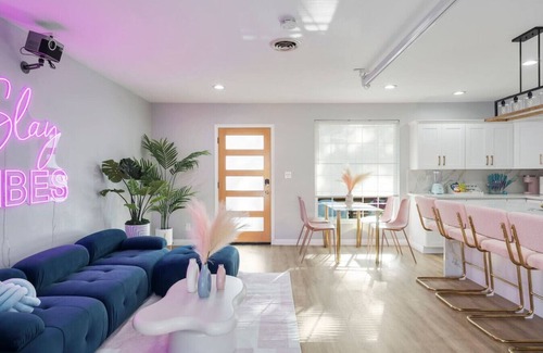 South of Conant Casa | Chic pool home + 6 mi to beach + sleeps 10