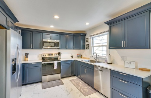 Aberdeen Casa | Chic Pueblo Vacation Rental Home Near Fairgrounds!
