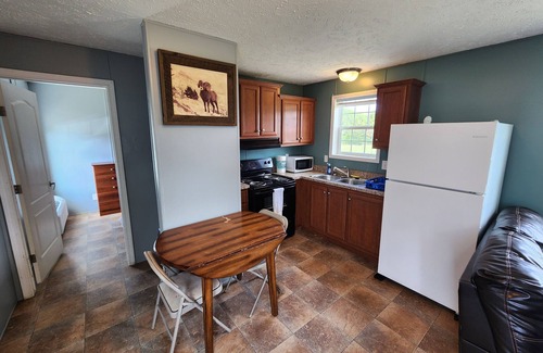 East Glacier Park Village Casa | Circle R Cabin 7, Private Ranch, Mountain Views