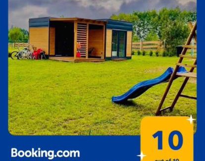 Szeligi Cabina | Cisy Resort-bon turystyczny,ogrodzony teren na wyłączność,150 m od jeziora