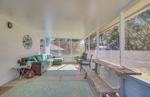Citrus Springs Cabaña | Citrus Springs Retreat w/ Grill & Screened Porch!